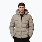 Giacca invernale uomo Pitbull Airway 4 Padded Hooded pale sand