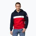 Felpa da uomo Pitbull Gibson Hooded dark navy/red