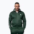 Felpa uomo Pitbull Trackjacket Tape Logo Terry Group bottle green
