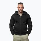 Felpa con cappuccio con zip uomo Pitbull Ruffin Detroit Hooded Zip black/black