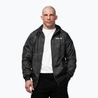 Giacca uomo Pitbull Athletic Logo Nylon Hooded black