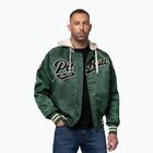 Giacca uomo Pitbull Mason San Diego Baseball Hooded bottle green/beige