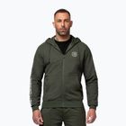 Felpa da uomo Pitbull Tape Parker Hooded Zip old green