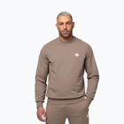 Felpa da uomo Pitbull Nugget Small Logo Crewneck brown savana