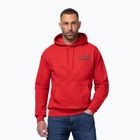 Felpa da uomo Pitbull Strenght & Respect Sweatshirt Hooded red