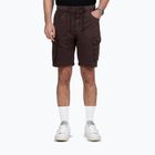 Pantaloncini da uomo Pitbull Proctor Drawstring Cargo dark brown