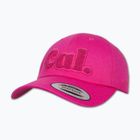 Cappellino con visiera da uomo Pitbull 3D Chenile EMB Cal Classic Low Profile pink