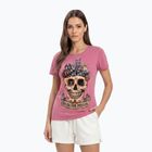 Maglietta da donna Pitbull Dia De Los Perros washed pink
