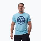 T-shirt da uomo Pitbull Palms mesh light blue logo