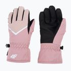 Guanti da sci per bambini 4F F039 rosa chiaro