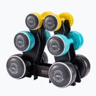 Set di manubri con supporto Body Sculpture Smart Bw 108Dt 24 kg yellow/blue/black