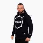 Felpa con cappuccio Octagon da uomo Teeth nero