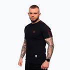 T-shirt da uomo Octagon Stripe black/red