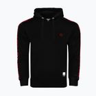 Felpa da uomo Octagon Stripe Hoodie black/red