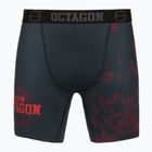 Pantaloni da allenamento uomo Octagon Legion Grunge nero/rosso
