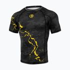 Rashguard da uomo Octagon Legion Premium nero/giallo