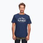 T-shirt Alpinus Mountains da uomo blu navy