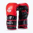 Guanti da grappling DBX BUSHIDO MMA Premium nero/rosso