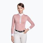 Camicia da competizione a maniche lunghe da donna FERA Equestrian Nebula rose