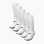 Calze da uomo 4F M224 5 pezzi bianco