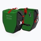 Extrawheel Biker 2 x 25 l verde/nero borse da bicicletta