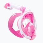 Maschera integrale per bambini per lo snorkeling AQUASTIC SMK-01R rosa