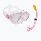 Set da snorkeling per bambini AQUASTIC MSK-01R rosa
