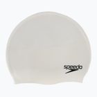 Cuffia Speedo Plain Flat Silicone per bambini bianco