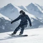 KADVA Skiro Pants Jrb pantaloni da sci per bambini blu navy