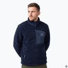 Felpa in pile da uomo KADVA Rodvik blu navy