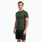 Maglietta termica da uomo WOOLCANO Merino 100% TEE0546 verde