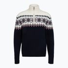 Maglione da uomo Woolcano SWT1091 Granatowy/Kremowy