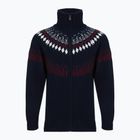 Maglione da uomo Woolcano SWT1093 Granatrowy/Kremowy