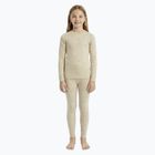 Set intimo termico per bambini WOOLCANO Merino SET0683 beige