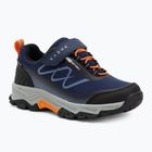 Scarpe da trekking per bambini KADVA Rocky Trail Low WaterProof Softshell blu navy