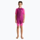 Muta da surf per bambini AQUASTIC in neoprene 1,5 mm WAVEY pink