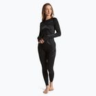 Completo di biancheria intima termica da donna KADVA ALPINESTEP THERMO LIGHT PLUS senza cuciture nero