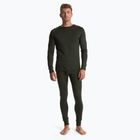 Set intimo termico WOOLCANO uomo 100% Merino SET0540 verde
