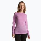 Felpa termica da donna WOOLCANO 100% Merino TOP0541 viola