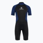 Muta da nuoto da uomo AQUASTIC Wavey 2 mm nero/blu