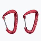 Karabiner für die Montage der Hängematte KADVA Hammock Carabinier rot