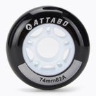 ATTABO Ruote Rollerblade 74 mm 4 pz. nero