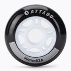 ATTABO Ruote Rollerblade 80 mm 4 pz. nero