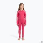 Completo di biancheria intima termica per bambini KADVA Frosty Jrg Set senza cuciture rosa