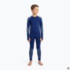 Completo di biancheria termica per bambini KADVA Frosty Jrb Set senza cuciture blu navy