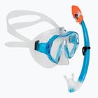 AQUASTIC Shelly kit snorkeling per bambini maschera + boccaglio azzurro