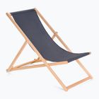 Lettino da giardino con regolazione KADVA LSR01310 grigio