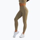 Leggings da allenamento da donna BeShaped Gym Queen taupe