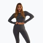 Top da allenamento da donna BeShaped Power Up! LS grigio