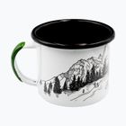 Tazza da viaggio Alpinus Enamelled White Bear